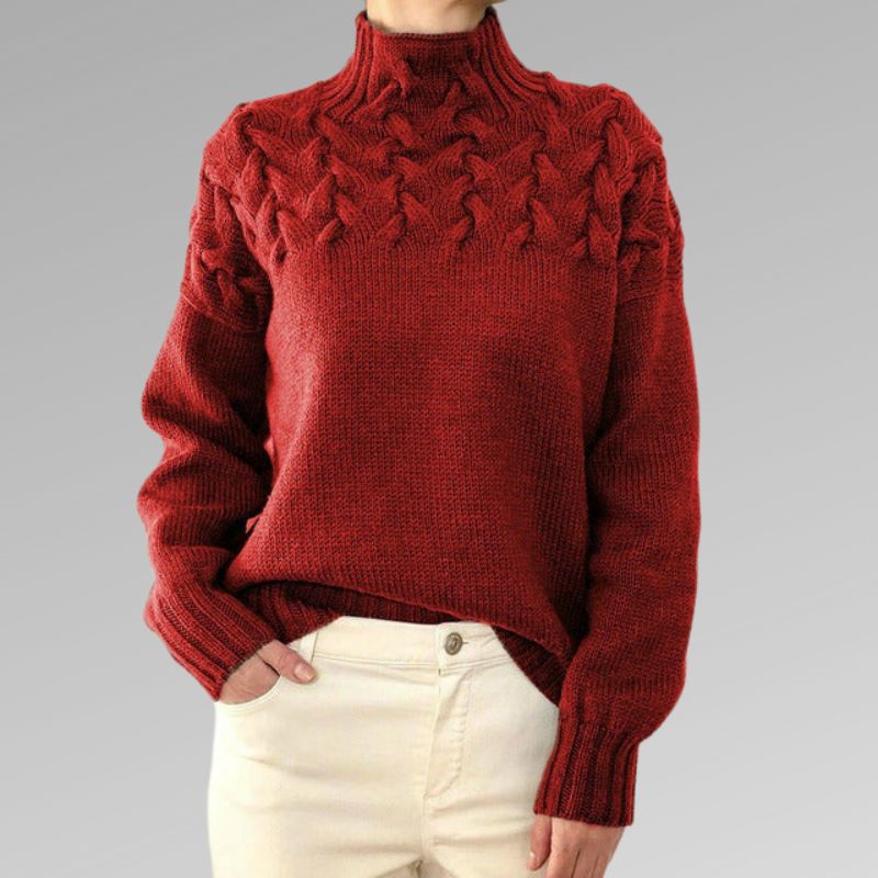 Teresa | Casual Dzianinowy Damski Golf