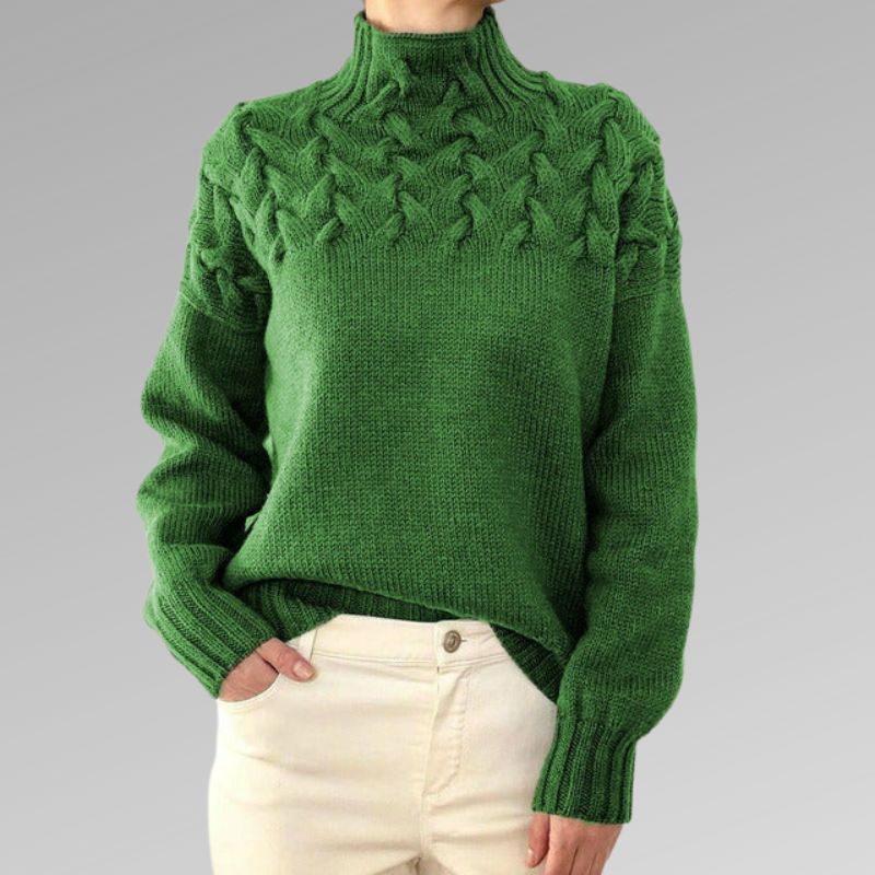 Teresa | Casual Dzianinowy Damski Golf