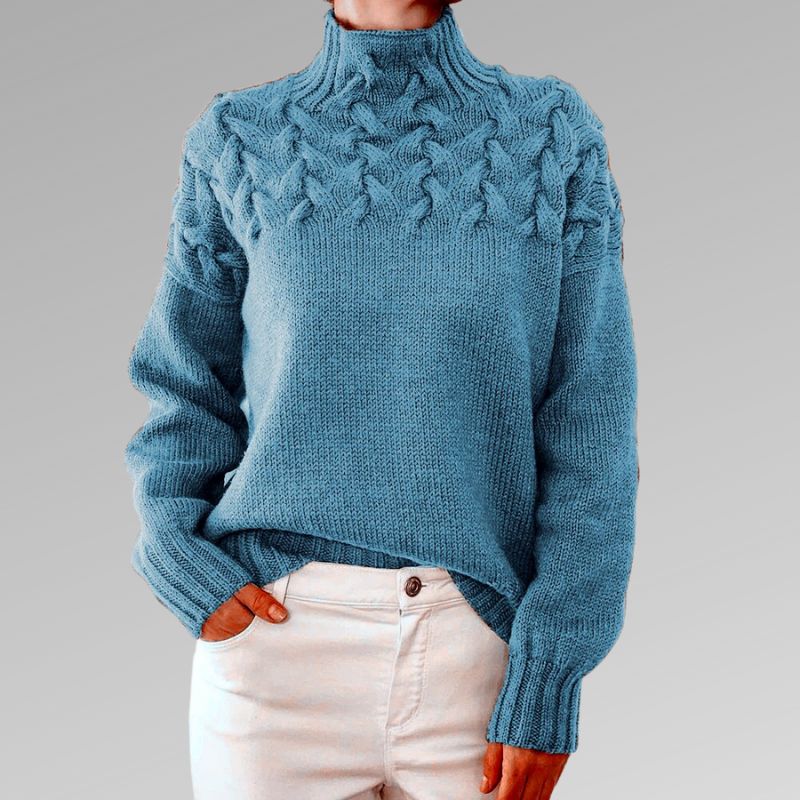 Teresa | Casual Dzianinowy Damski Golf