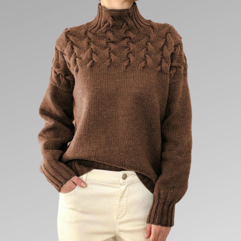 Teresa | Casual Dzianinowy Damski Golf