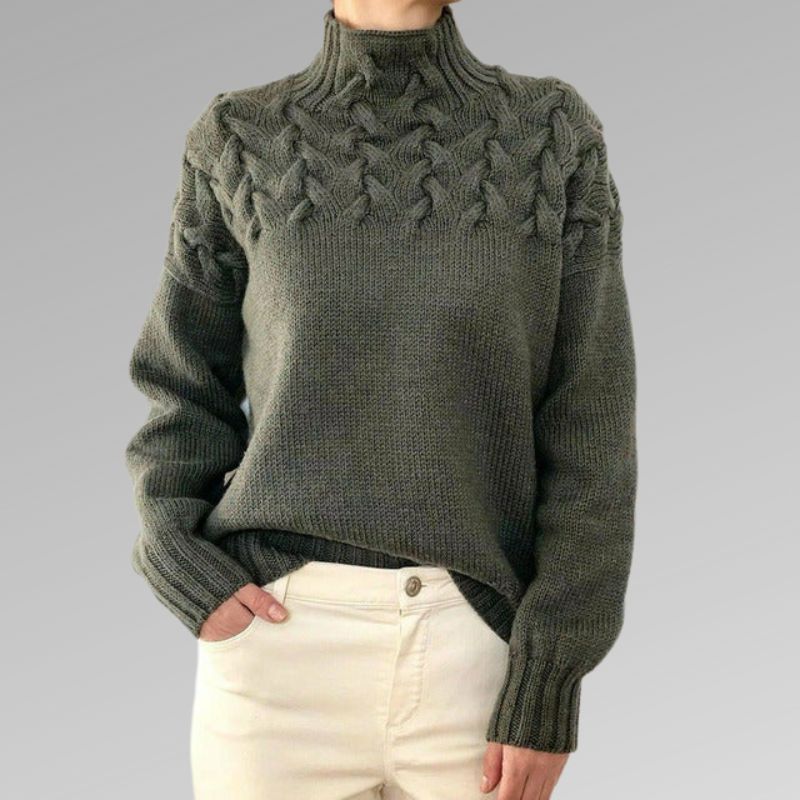 Teresa | Casual Dzianinowy Damski Golf